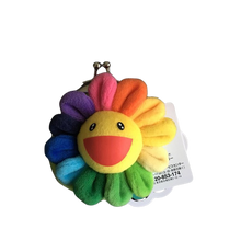 Load image into Gallery viewer, Takashi Murakami rainbow flower Coin Purse Plush
