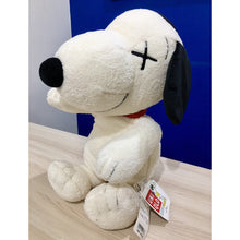 Load image into Gallery viewer, Kaws x Uniqlo x Peanuts snoopy plush white
