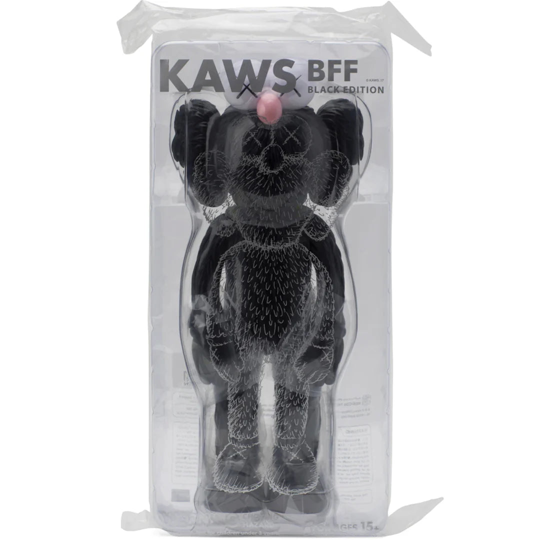 KAWS BFF Open Edition Vinyl Figure Black Edition – Designstoresyd KAWS BFF Open Edition Vinyl Figure Black Edition – Designstoresyd