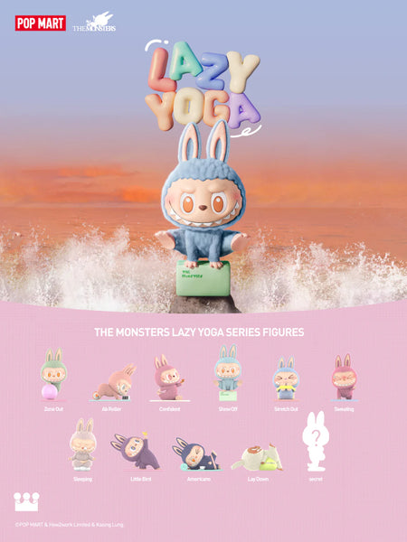 POP MART The Monsters Lazy Yoga Series Blind Box POP MART The Monsters Lazy Yoga Series Blind Box
