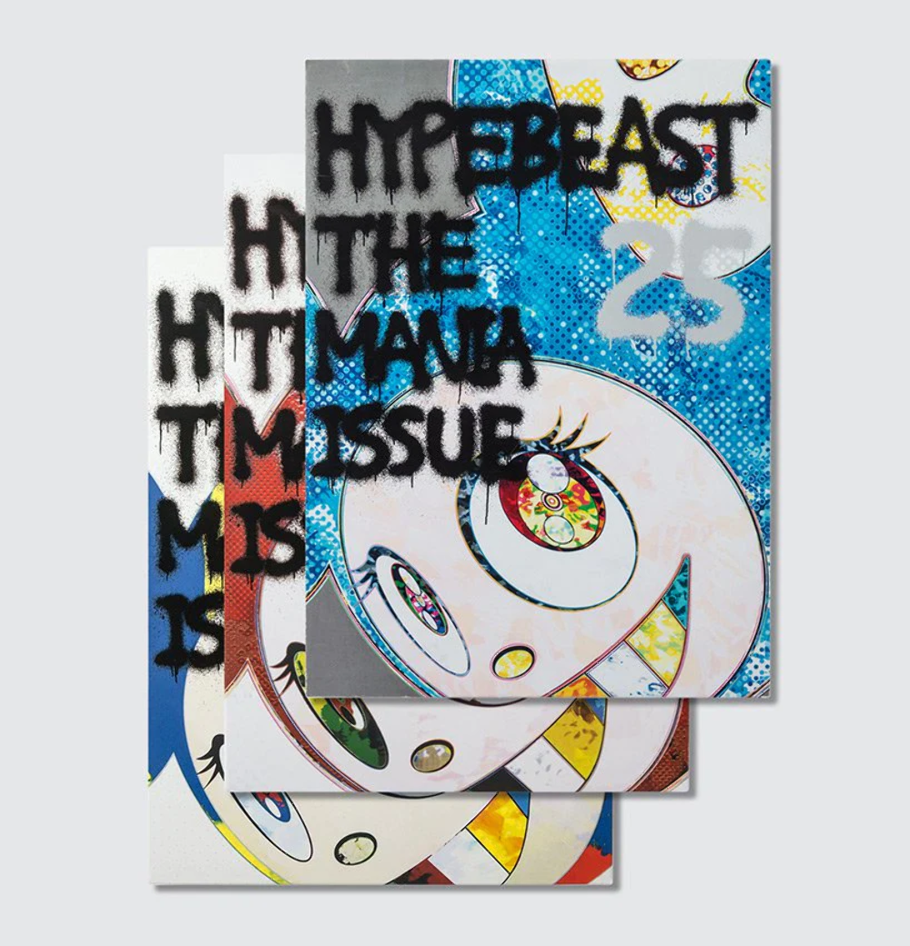 Hypebeast Magazine - Issue 25 Set Of 3 Covers - Blue, Red, Multi Yellow
