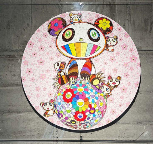 Takashi Murakami Pandas in the Cherry Orchard Jigsaw Puzzle Kaikai Kik –  Designstoresyd