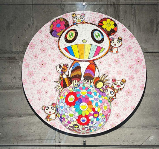 クマサカガイ Takashi Murakami Pandas in the Cherry Orchard Jigsaw Puzzle Kaikai