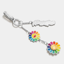 Load image into Gallery viewer, Casetify X Murakami Takashi Exclusive Flowers Charm Keychain
