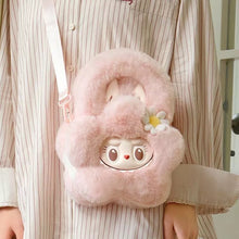 Load image into Gallery viewer, POP MART The Monsters MOKOKO Flower Plush Bag PINK Bag POP LAND Exclusive
