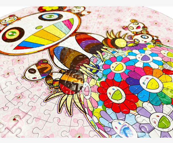 Takashi Murakami Pandas in the Cherry Orchard Jigsaw Puzzle