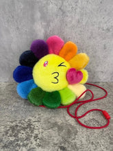 Load image into Gallery viewer, Takashi Murakami rainbow flower shoulder pouch bag
