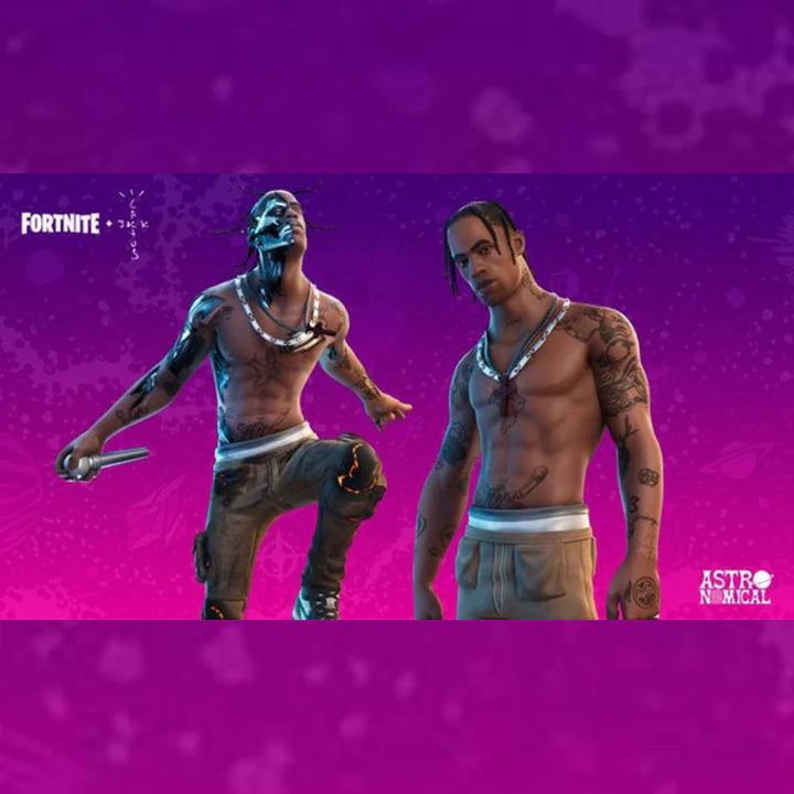Travis Scott Cactus Jack Fortnite 12 Inch Action Figure Duo