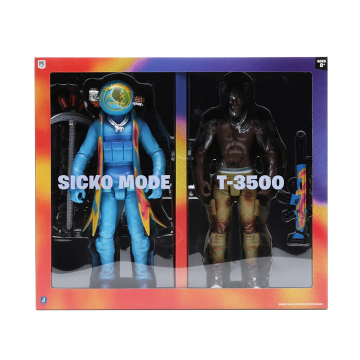 Travis Scott Cactus Jack Fortnite 12 Inch Action Figure Duo Set Travis Scott Cactus Jack Fortnite 12 Inch Action Figure Duo Set
