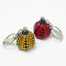 Load image into Gallery viewer, Yayoi Kusama Pumpkin Charm Key Chain
