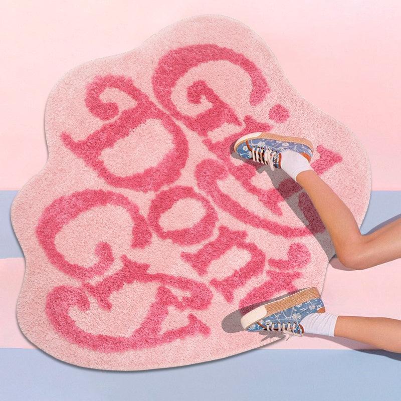 Girls Don't Cry Rug Pink – Designstoresyd