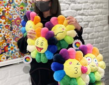 Load image into Gallery viewer, Takashi Murakami Flower Plush Emoji 2
