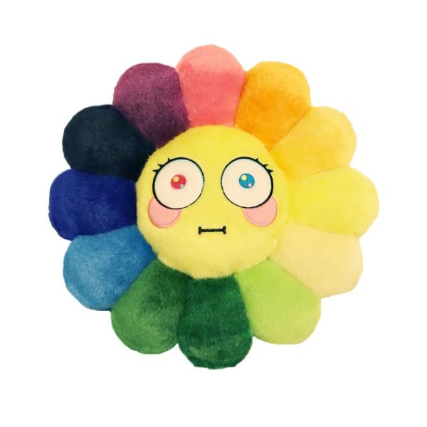 Takashi Murakami Flower Plush 30CM Rainbow/Yellow