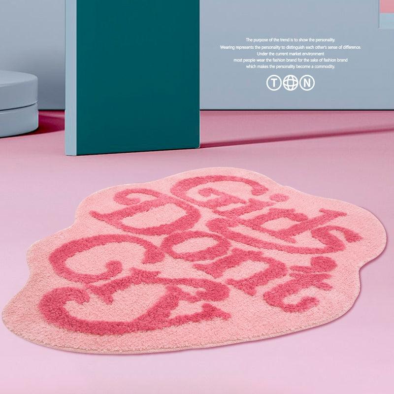 Girls Don’t Cry Rug Pink