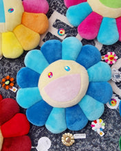 Load image into Gallery viewer, Takashi Murakami Flower Pillow New Blue - Designstoresyd
