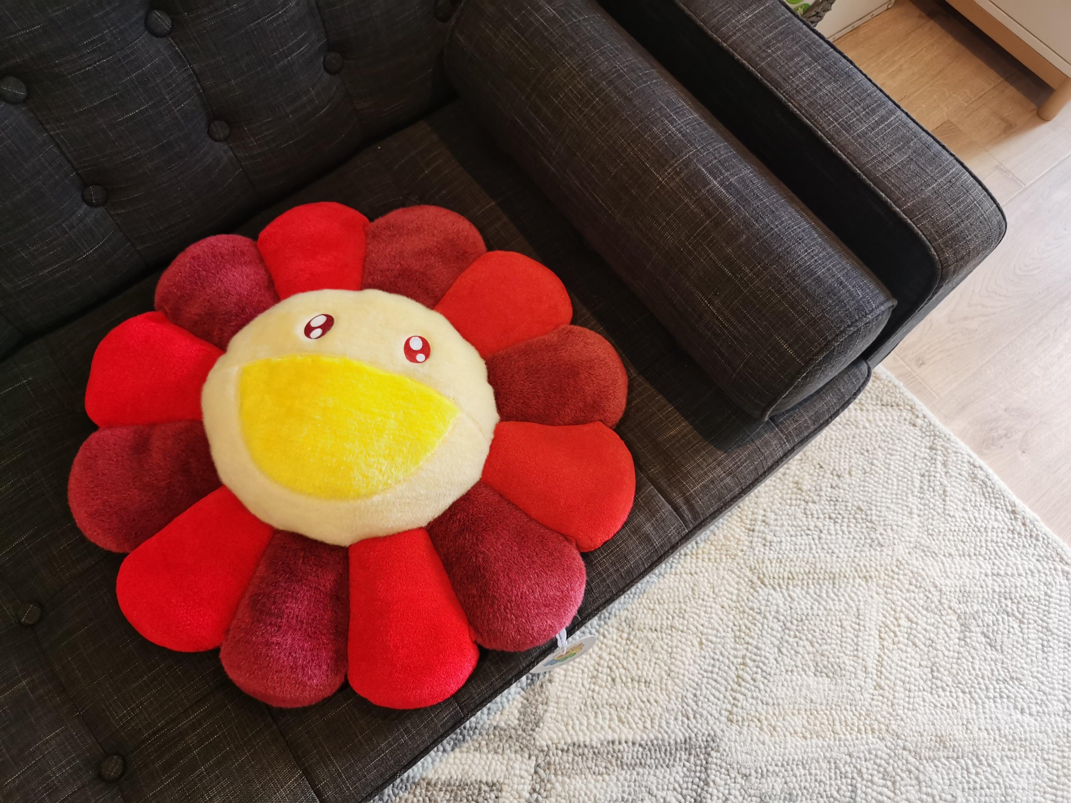 Takashi Murakami Flower cushion pink x whithe Diam 30 …