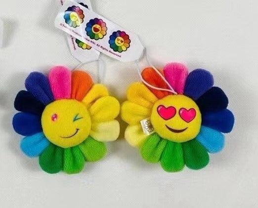 Takashi murakami flower deals plush keychain