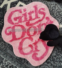 Load image into Gallery viewer, Girls Don’t Cry Rug Pink
