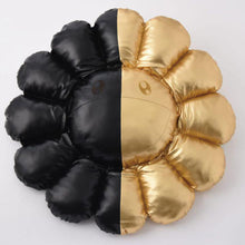 Load image into Gallery viewer, Takashi Murakami x HIKARU Collaboration Flower Plush Black/Gold

