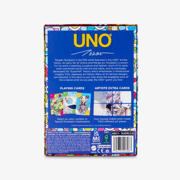 Mattel Creations UNO Artiste Series X Takashi Murakami Cards Limited Mattel Creations UNO Artiste Series X Takashi Murakami Cards Limited