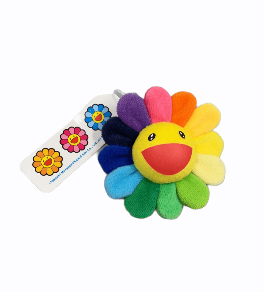 Sunflower Brooch Plush Rainbow Flower Japan Takashi Murakami Fashion Pin  Badge