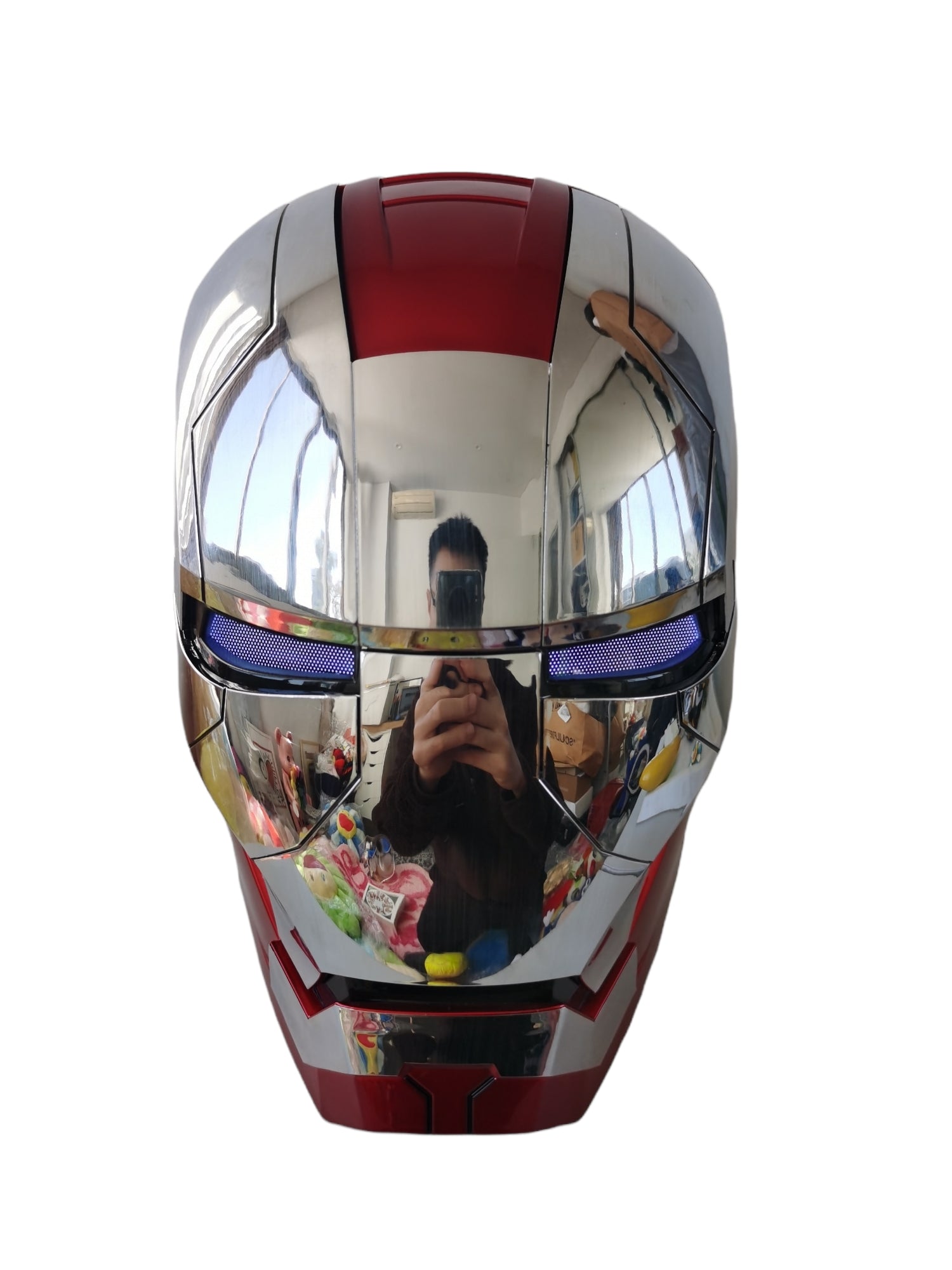 Iron Man MK5 1:1 Helmet Wearable Voice-control Iron man Helmet – Designstoresyd