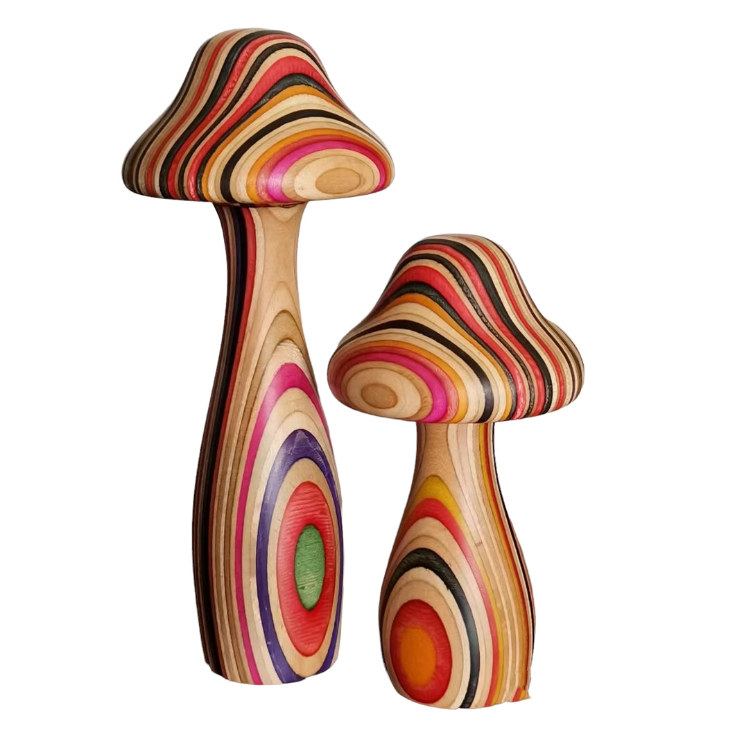 Mushroom Sculpture open edition skateboard recycled