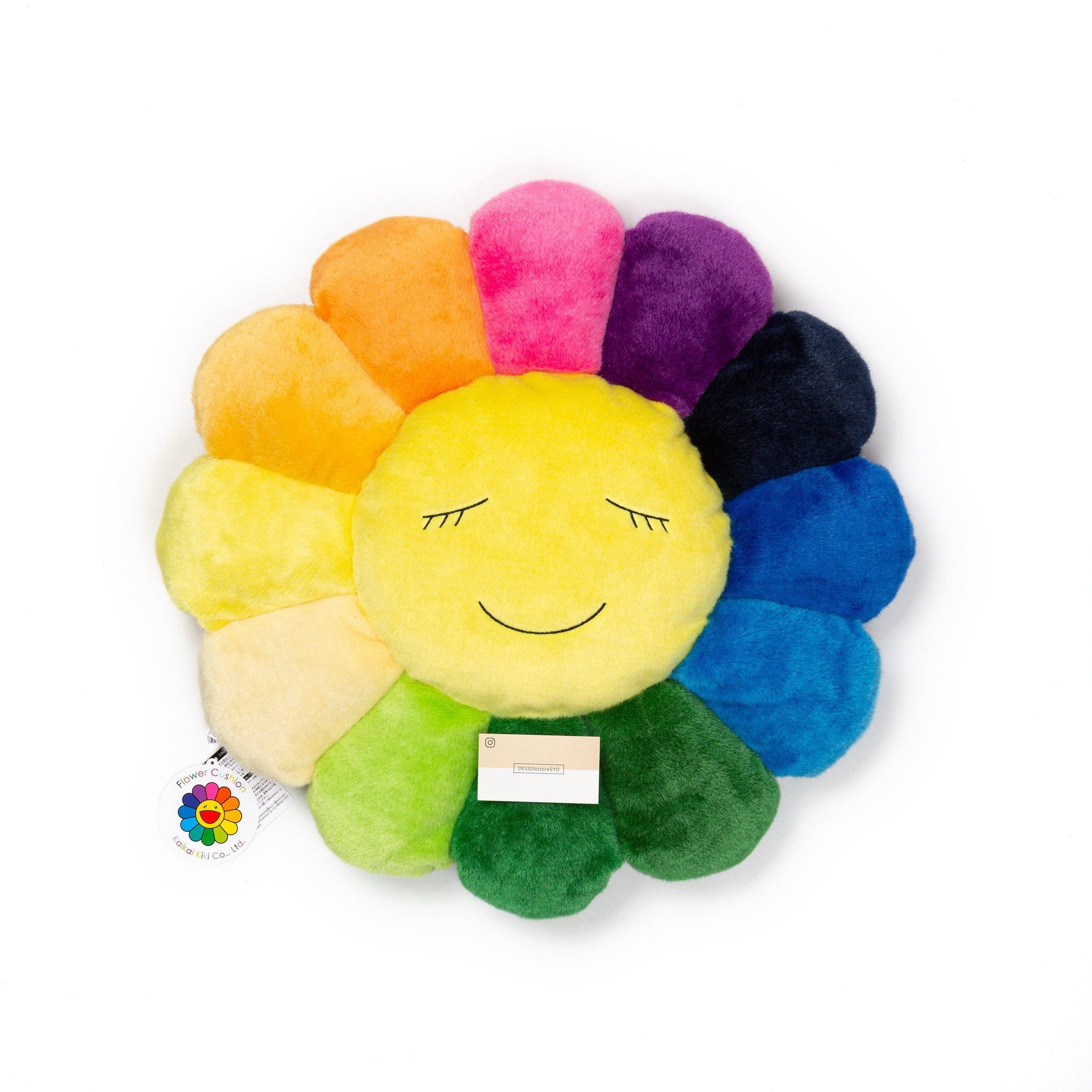 Takashi Murakami Flower Plush 30CM Rainbow/Yellow - US