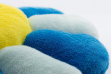 Load image into Gallery viewer, Takashi Murakami flower pillow cushion blue 60cm - Designstoresyd
