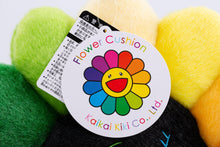 Load image into Gallery viewer, Takashi Murakami Flower Pillow Rainbow Black face - Designstoresyd
