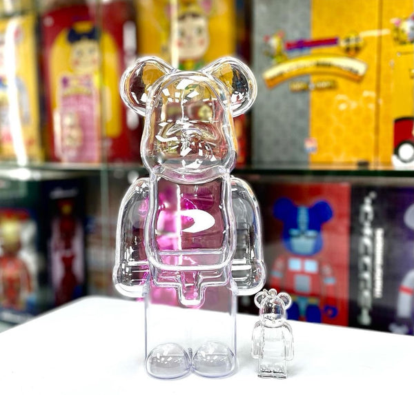 クリアファイル BE@RBRICK 100% 400% grafflex Medicom Grafflex Arts 100% 400% Bearbrick Figure Set blue