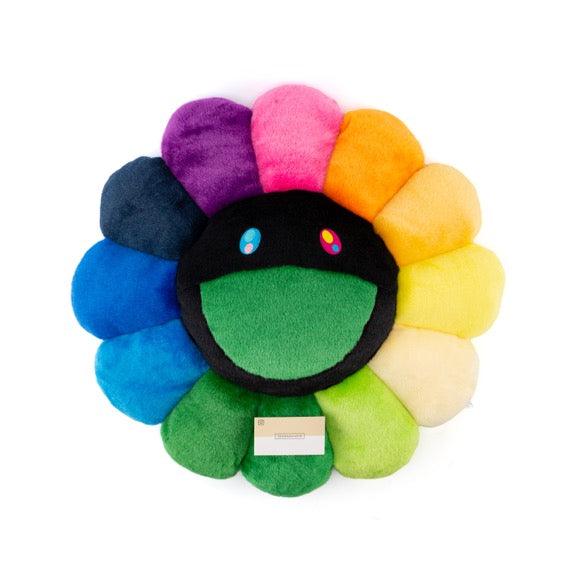 Takashi Murakami KiKi Ohaha Rainbow Flower Plush Cushion KaiKai Large Pillow