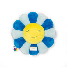 Load image into Gallery viewer, Takashi Murakami flower pillow cushion blue kaikai kiki
