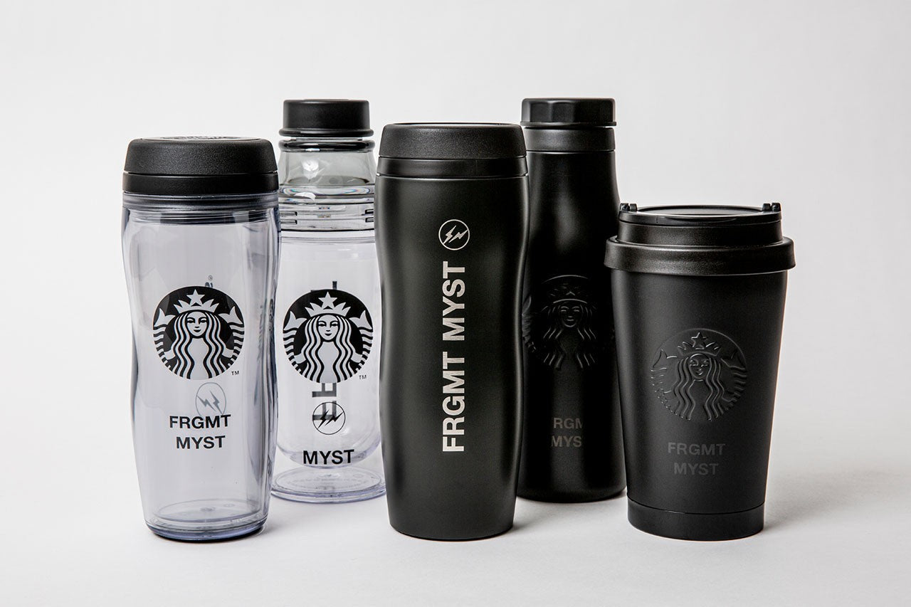 2個STARBUCKS 宮下パーク fragment myst 355ml Fragment design x STARBUCKS Bottle Logo FRGMT MYST 355ml