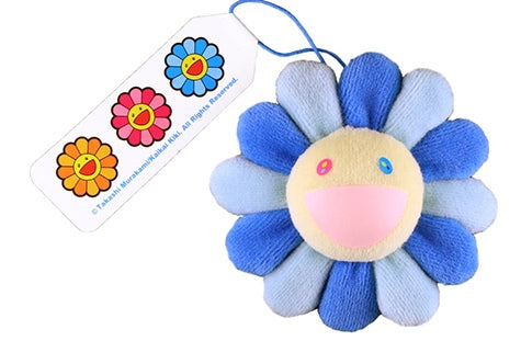 Binpure Newest Flower Takashi Murakami Kiki Kaikai Brooch Rainbow Sunflower  Pin Badge Strap Plush Cute Toys 
